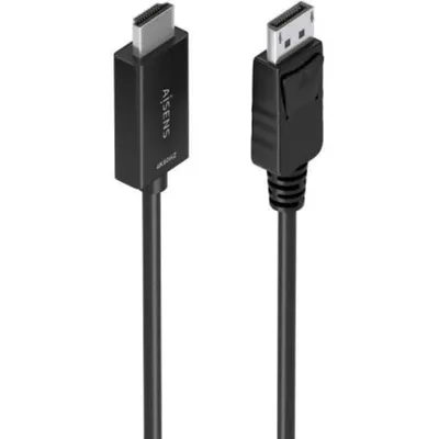 AISENS A125-0893 DisplayPort HDMI 4K Konverterkabel 1,5m Schwarz