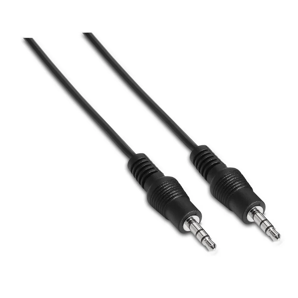 Aisens Kabelstecker 3,5mm Stecker/Stecker 30cm Schwarz