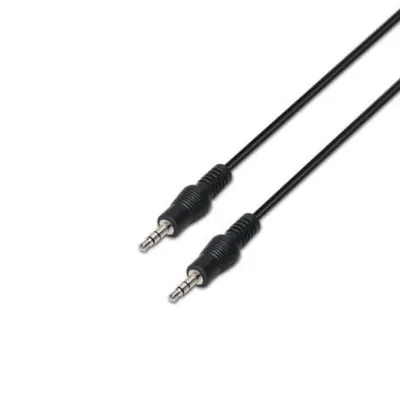 Kabel AISENS A128-0144 Klinke 3,5 mm Stecker-Stecker 10 m Schwarz RoHS 0,1 W