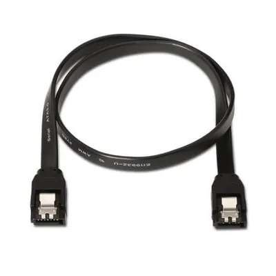 AISENS A130-0157 0,5 m 6 Gbit/s SATA-Kabel, schwarz, mit Anker und RoHS