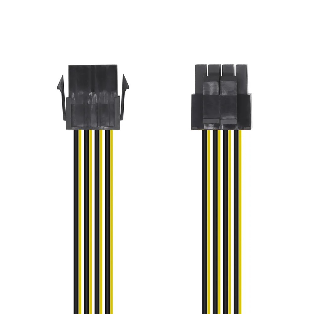Aisens Stromkabel 4+4 Pin auf 8 Pin Stecker/Buchse 30cm