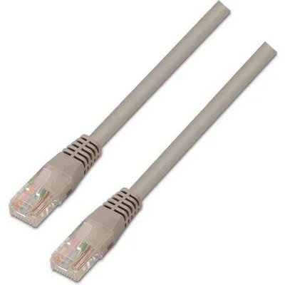 Netzwerkkabel RJ45 Cat.5e UTP AWG24 1m Grau Aisens