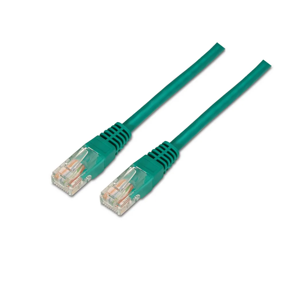 Aisens Netzwerkkabel RJ45 UTP AWG24 Cat.5e 1m Grün