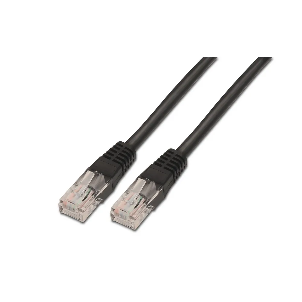 Aisens RJ45 Cat.5e UTP Netzwerkkabel AWG24 2m Schwarz