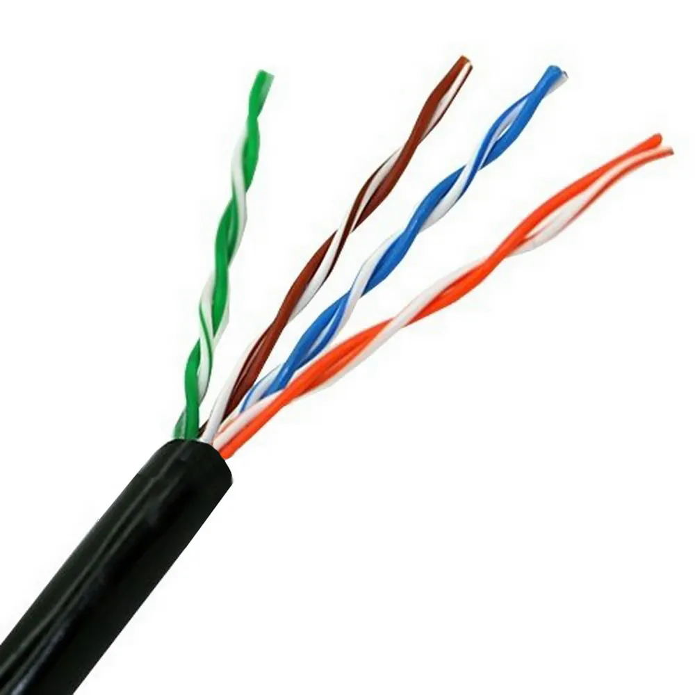 Aisens RJ45 Cat5e UTP Netzwerkkabelrolle, 305 m, Schwarz