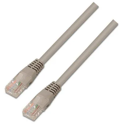 Netzwerkkabel RJ45 Cat.6 UTP AWG24 5m Grau Aisens