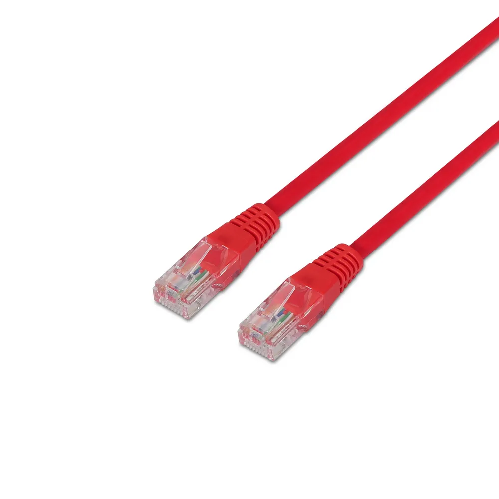 Aisens RJ45 Cat.6 UTP Netzwerkkabel AWG24 1m Rot