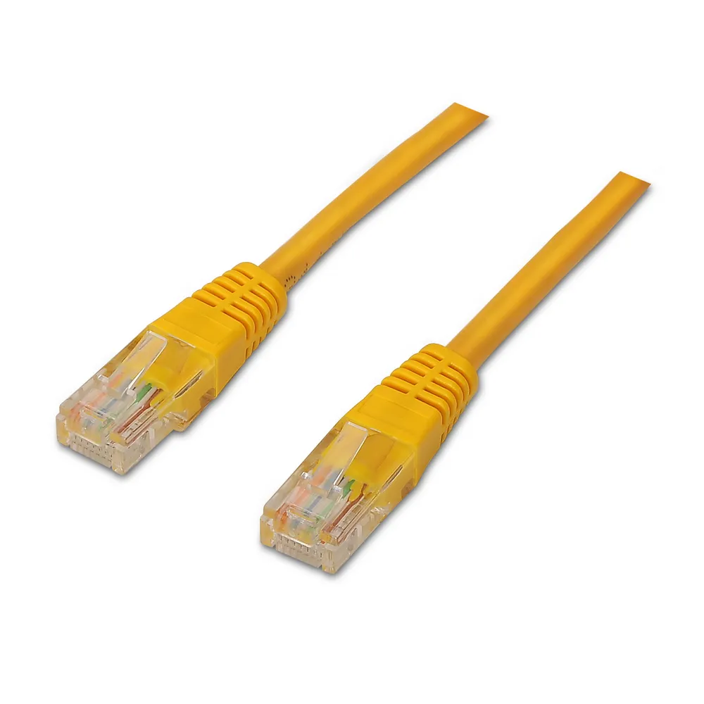 Aisens RJ45 Cat.6 UTP Netzwerkkabel 1m Gelb
