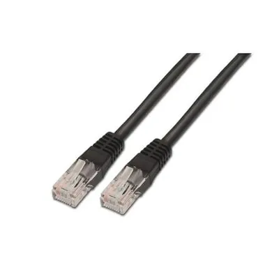 AISENS A135-0260 Cat6 UTP Netzwerkkabel 3m schwarz RJ45 Goldkontakte