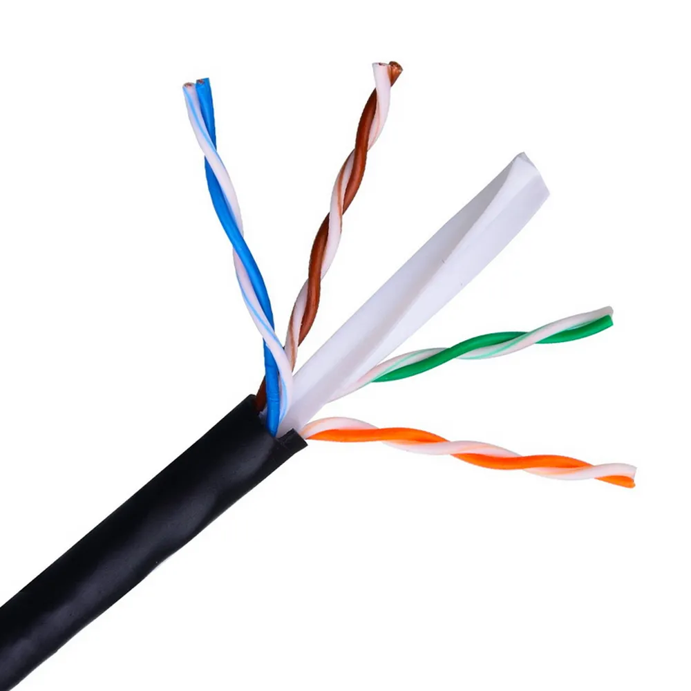 Aisens RJ45 Cat6 UTP-Netzwerkkabel, Spule, 305 m, Schwarz