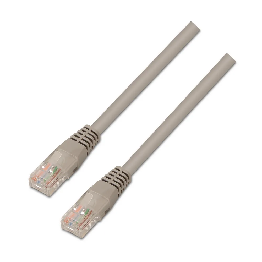 Aisens Netzwerkkabel RJ45 UTP AWG24 Cat.6 Halogenfrei 50 cm Grau