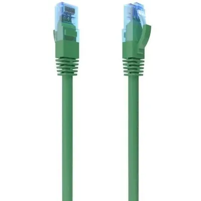 AISENS RJ45 Cat6 UTP AWG26 CCA 0,3 m grünes Hochgeschwindigkeits-Netzwerkkabel