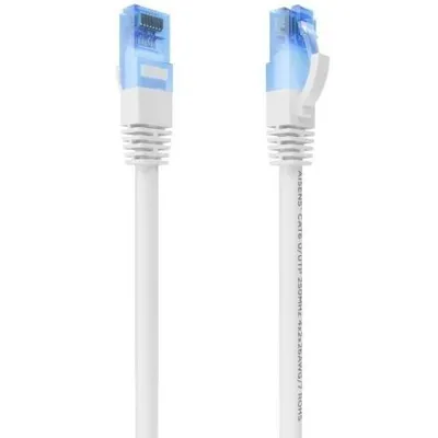 REDPRO CAT.6 UTP AWG26 CCA-Kabel, 1,5 m, weiß, 1000 Mbit/s, 250 MHz, RoHS