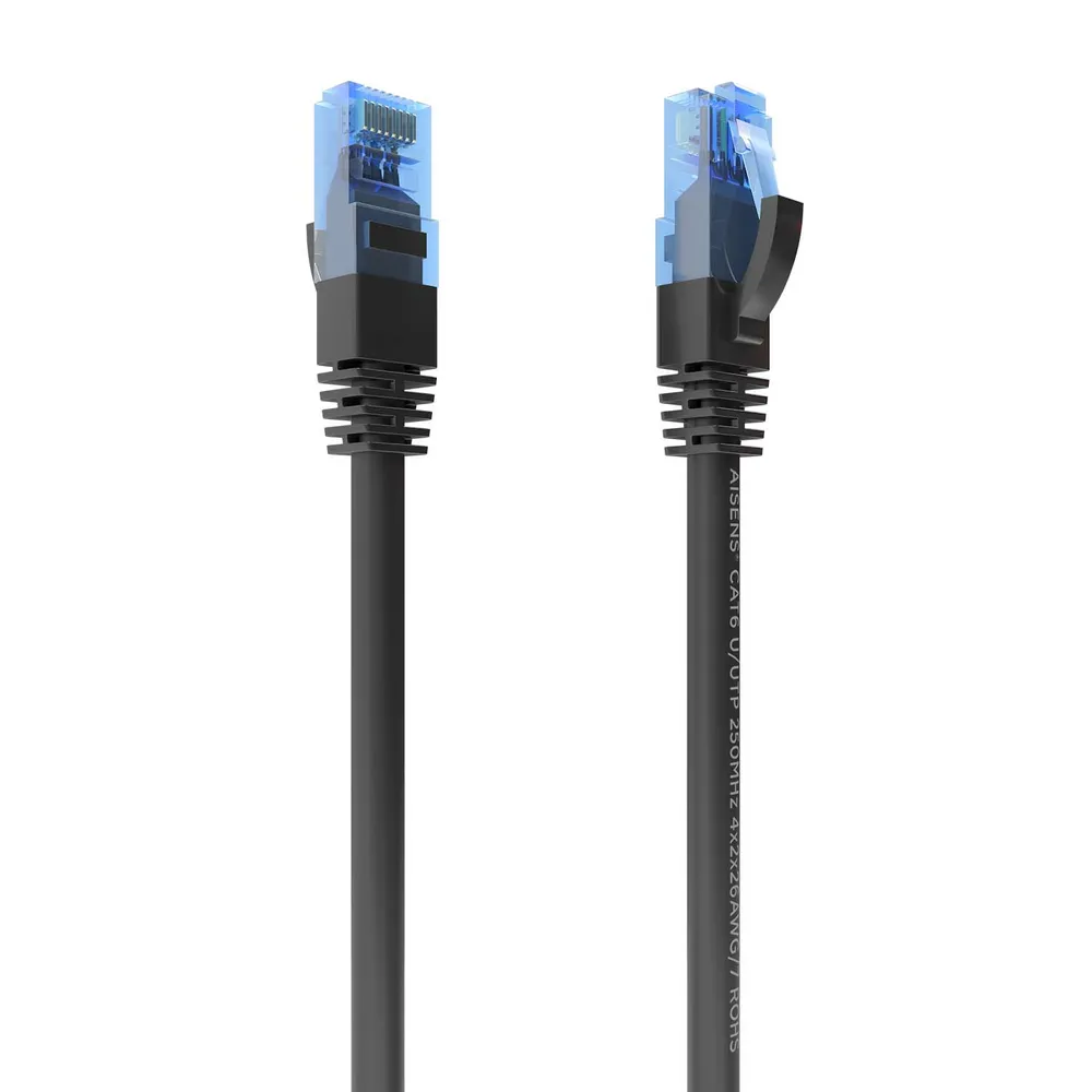 Netzwerkkabel AISENS A135-0849 Cat6 UTP AWG26 CCA RJ45 7,5m Schwarz 1000Mbps Netzwerkkabel AISENS A135-0849 Cat6 UTP AWG26 CCA RJ45 7,5m Schwarz 1000Mbps