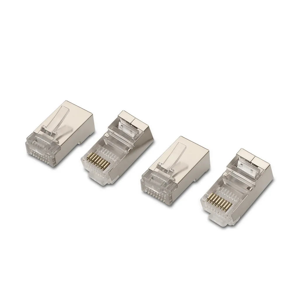 RJ45 Connector AISENS A138-0293 Edelstahl Transparent Cat5e FTP RJ45 Connector