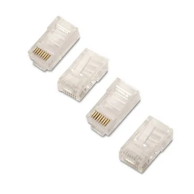 Aisens RJ-45-Stecker 8 Drähte Cat.6 AWG24 10 Einheiten