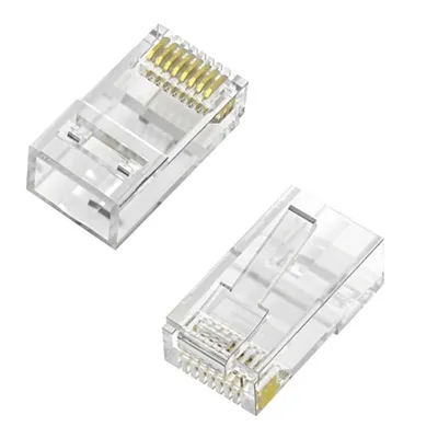 Aisens RJ45-Stecker 8 Drähte Cat.6 AWG24 50 Einheiten