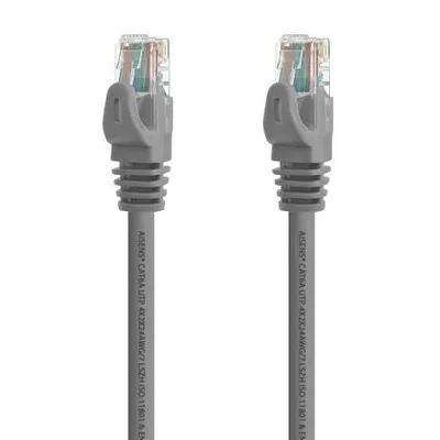 AISENS A145-0326 RJ45 Cat6A 1m U/UTP LSZH AWG24 Netzwerkkabel Grau