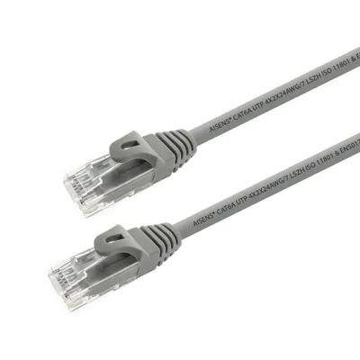 Aisens A145-0330 U/UTP Cat 6a Netzwerkkabel, 10m, grau