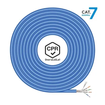 Aisens A146-0665 RJ45 Cat.7 S/FTP Netzwerkkabelrolle AWG23 LSZH CPR DCA 305m blau