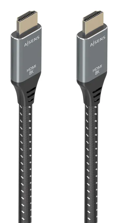 HDMI-Kabel AISENS A150-0877 8K 7m 48Gbps HDMI 2.1 Grau/Schwarz HDMI-Kabel AISENS A150-0877 8K 7m 48Gbps HDMI 2.1 Grau/Schwarz