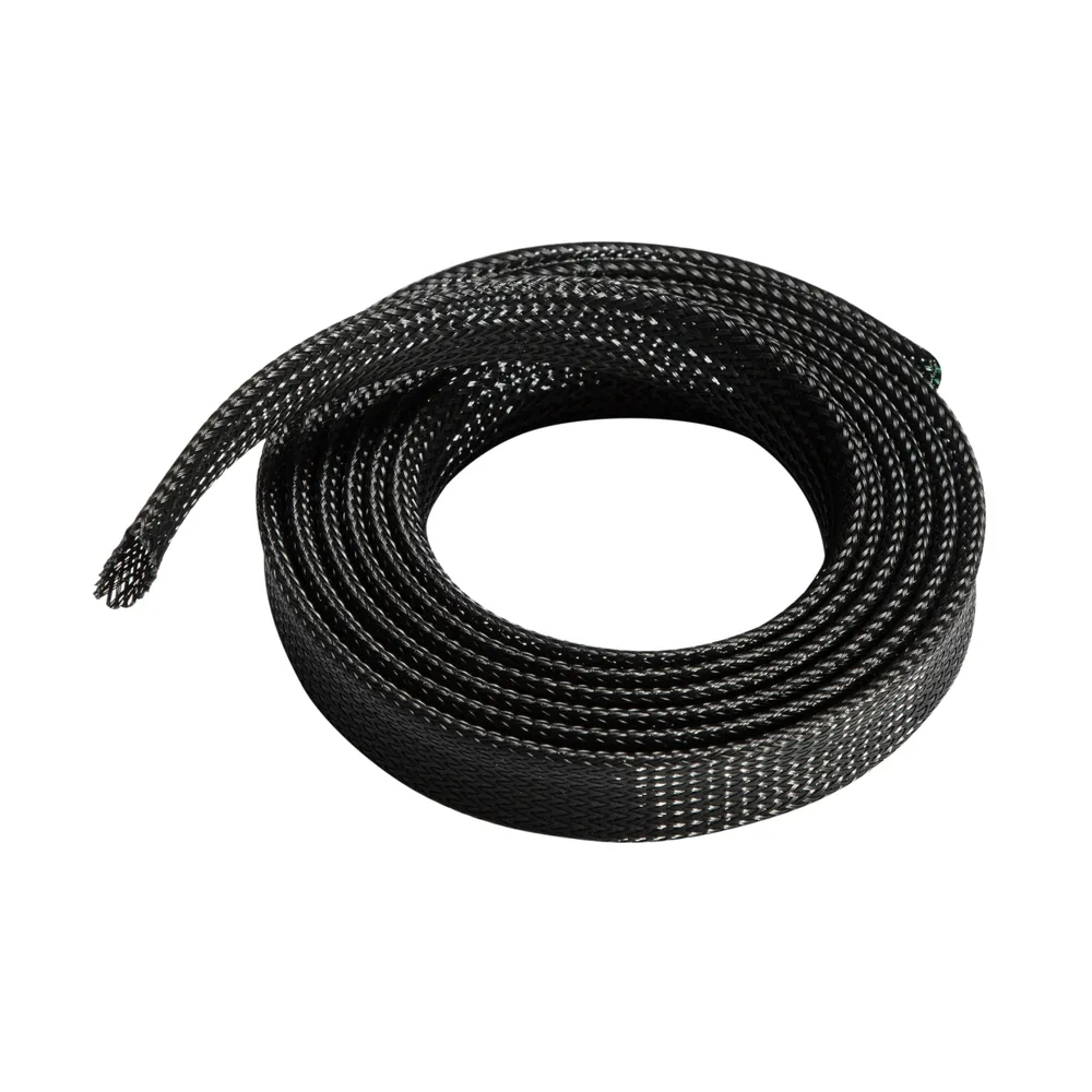 Aisens A151-0405 Kabel-Organizer aus Polyester, bis 20 mm, 1 m, schwarz