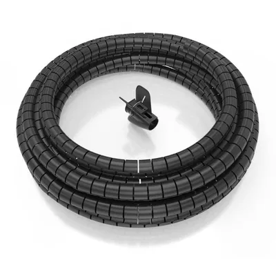 Kabelorganizer AISENS A151-0900 Spiralschlauch 25mm Durchmesser 10m Schwarz Kabelschutz