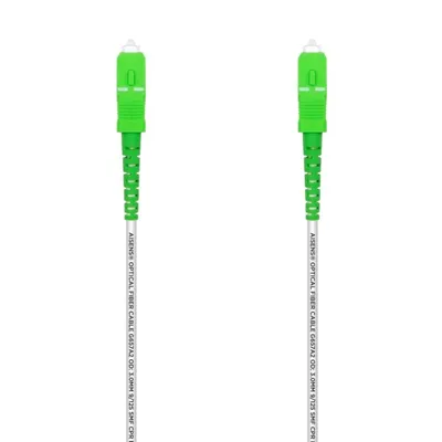 Aisens Glasfaserkabel-Patchkabel G657A2 3,0 9/125 SMF Simplex CPR DCA LSZH, SC/APC-SC/APC 2,0M