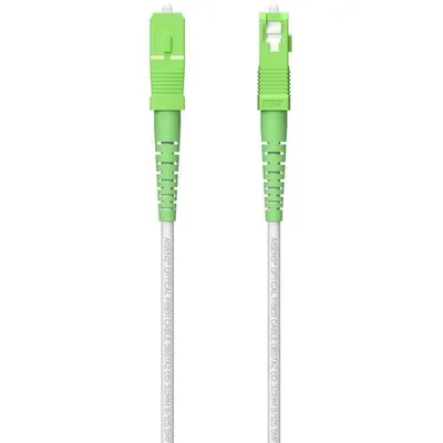 Aisens Glasfaser-Patchkabel SC/APC 80m Monomode G657A2 Weiß