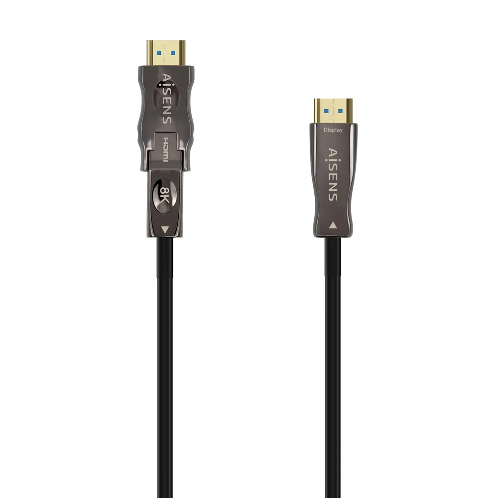 HDMI-Kabel AISENS V2.1 AOC 48Gbps 8K@60Hz 4K@120Hz 30M HDMI Typ A auf Typ D HDMI-Kabel AISENS V2.1 AOC 48Gbps 8K@60Hz 4K@120Hz 30M HDMI Typ A auf Typ D