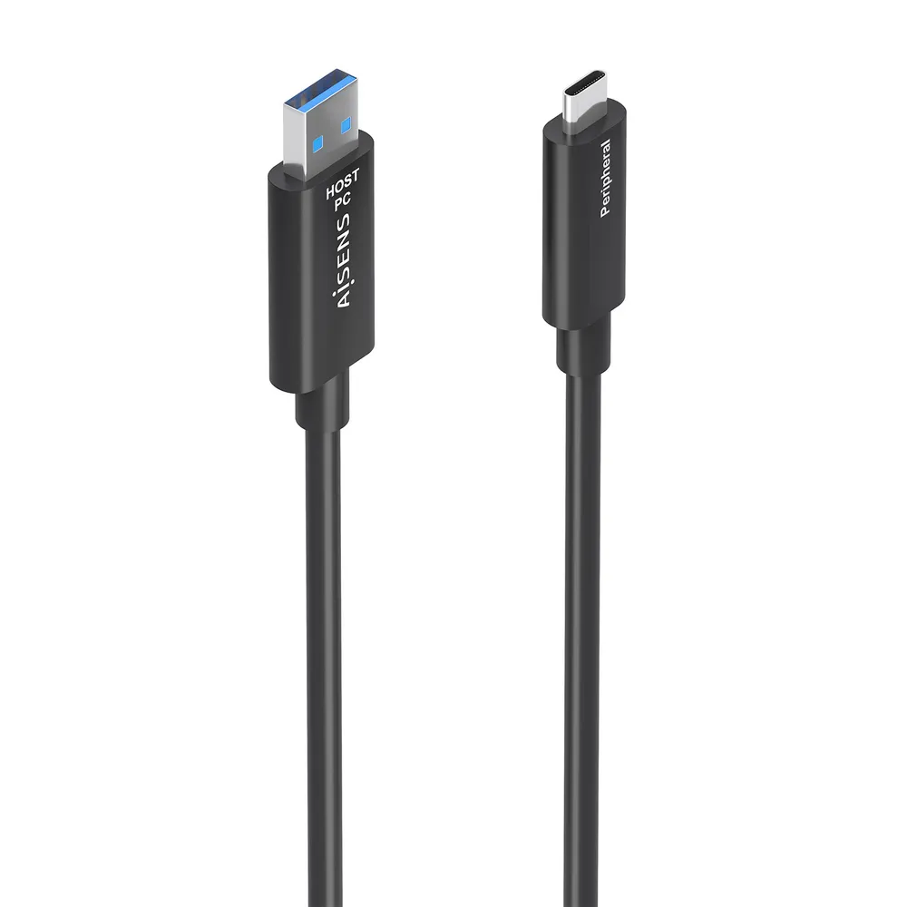 USB-A auf USB-C Kabel AISENS A157-0925, 15m, 10Gbps, Glasfaser