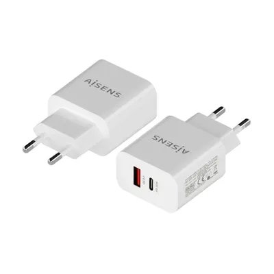 Aisens A110-0681 Wandladegerät 1x USB-C 1x USB 20W Weiß