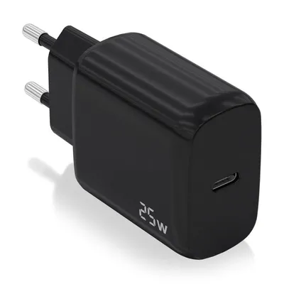 Aisens A110-0757 25W USB-C PD3.0 Ladegerät 1 Port 1xUSB-C Schwarz