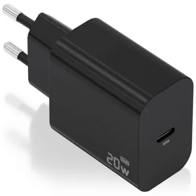 AISENS A110-0939 GaN-Ladegerät 20 W 1xUSB-C PD3.0 Schwarz