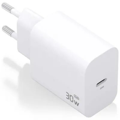 AISENS A110-0940 GaN-Wandladegerät 30 W 1 x USB-C PD3.0 Weiß