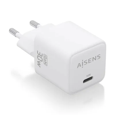 Aisens ASCH-30W1P035-W GaN-Ladegerät 30W 1xUSB-C PD3.0 QC4.0 Weiß