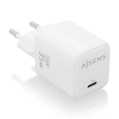 Aisens ASCH-35W1P016-W 35W GaN Ladegerät 1xUSB-C PD3.0 QC4.0 Weiß