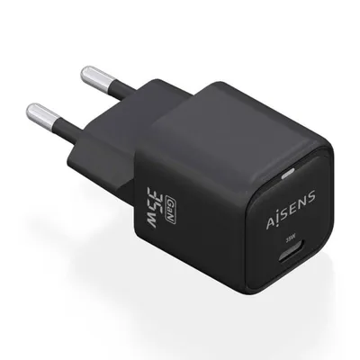 Aisens Ladegerät Gan 35w, 1xusb-c Pd3.0 Qc4.0, Schwarz