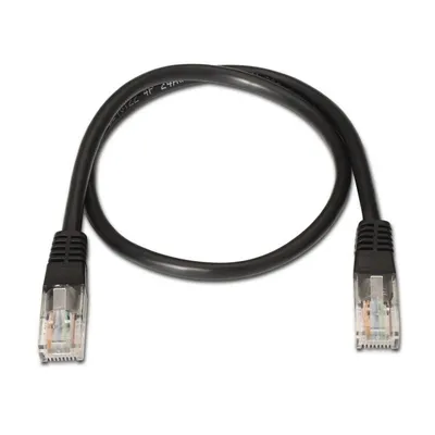 Aisens Netzwerkkabel RJ45 Cat.5e UTP AWG24 50 cm Schwarz