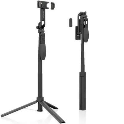 AISENS SS01ST-299 Bluetooth Selfie Stick Stativ 3 in 1 Schwarz iOS/Android