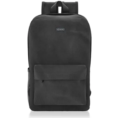 Aisens ASBG-BP080-BK Laptop-Rucksack bis 15,6 Zoll, Schwarz