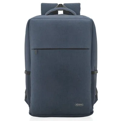 Aisens ASBG-BP082-BL Rucksack für Laptops bis 17 Zoll, Blau