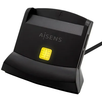 Aisens ASCR-SN04CSD-BK USB-C ID- und Kartenleser