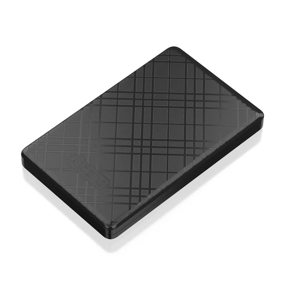 Aisens ASE-2522B Externes SSD/HDD-Gehäuse 2,5″ SATA USB 3.0/3.1 Schwarz 9,5mm
