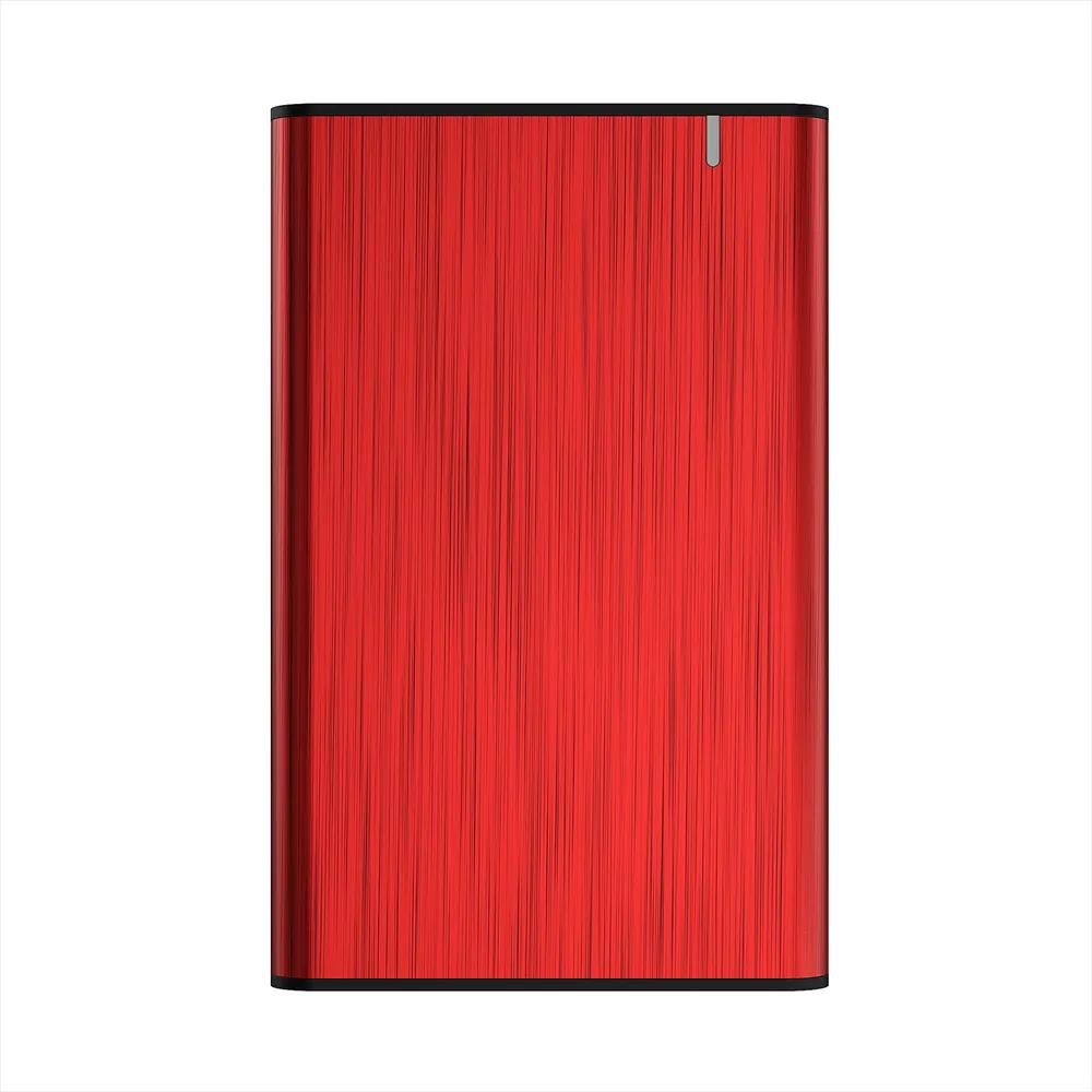 Aisens Externes Gehäuse für 2,5-Zoll-SATA-Festplatte, USB 3.0, rot
