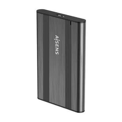 Externes Gehäuse 2,5″ AISENS ASE-2526GR Grau Aluminium USB 3.1 SATA Schraubenlose Installation