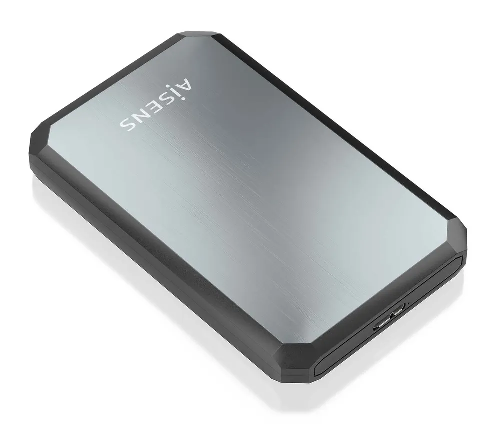 Externe Festplattenbox AISENS ASE-2529B USB 3.0 USB 3.1 Gen1 5 Gbit/s