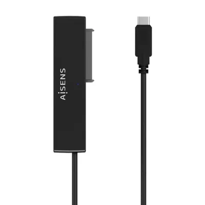 Aisens 2,5"/3,5" SATA auf USB-C 3.0 Festplattenadapter mit Stromversorgung