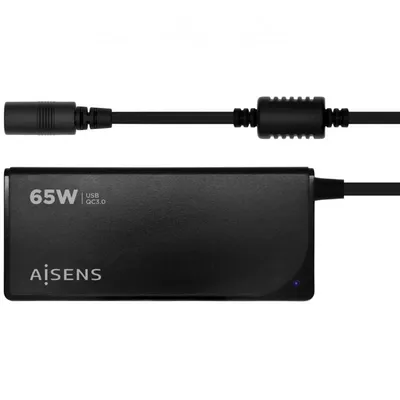Aisens ASLC-65WAUTO-BK Universal-Laptop-Ladegerät 65 W