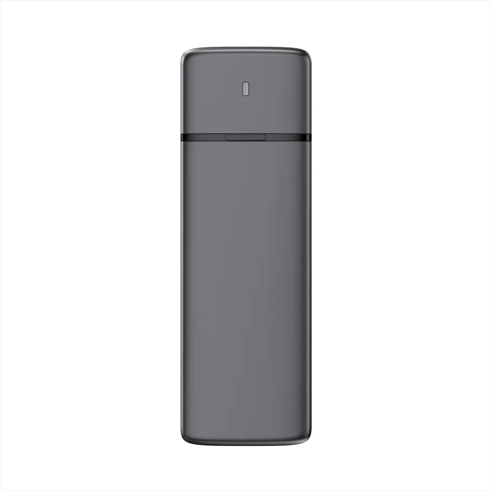 Aisens Ultra Data Externes SSD-Gehäuse M.2 PCIe/SATA auf USB 3.2 Grau